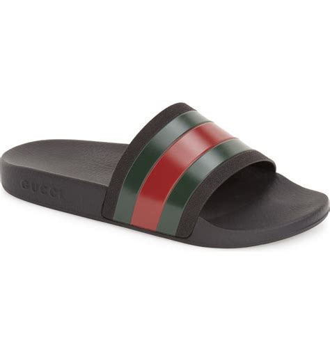 white gucci slides men|gucci slides men nordstrom.